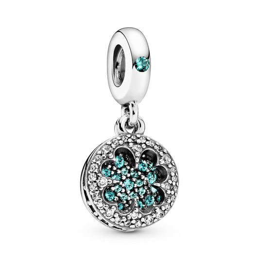 Lucky Four Leaf Clover Dangle Charm