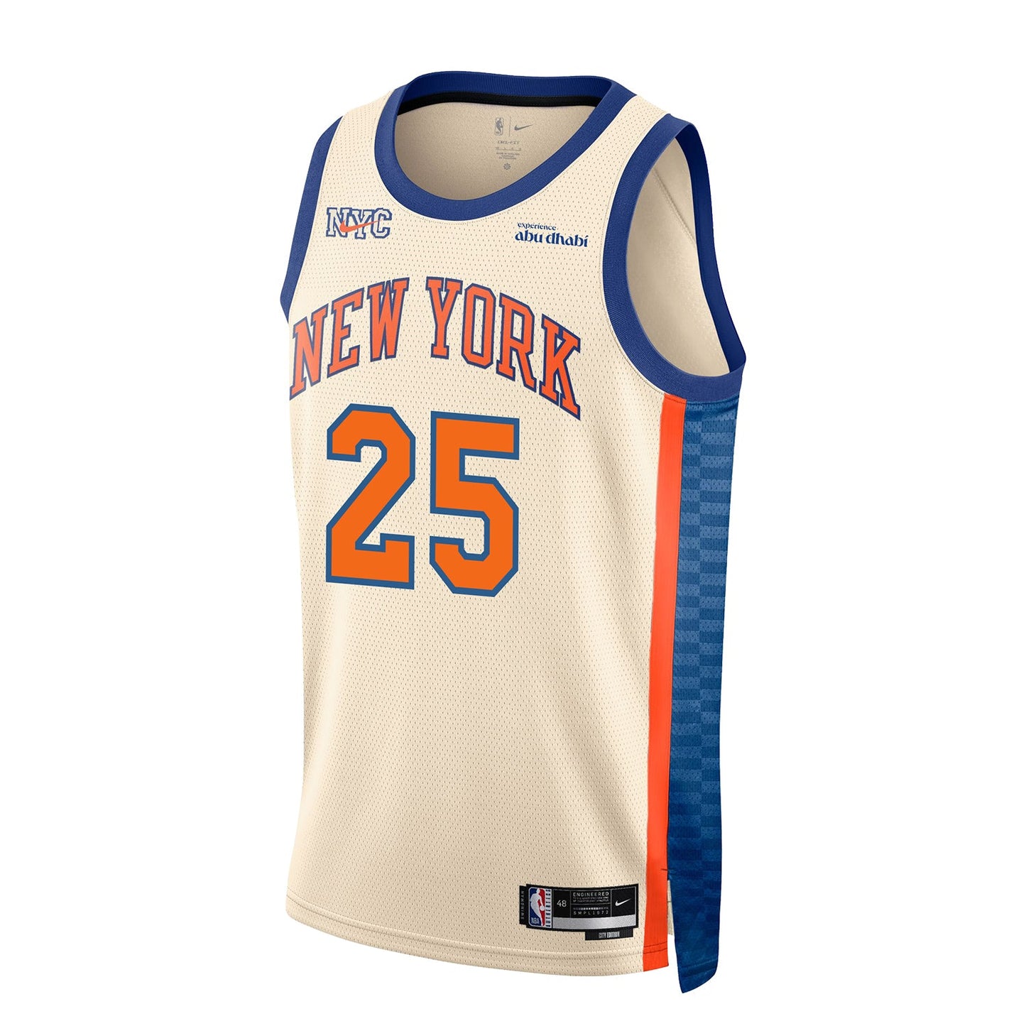 Mikal Bridges Nike Cream 25-26 City Edition Swingman Jersey