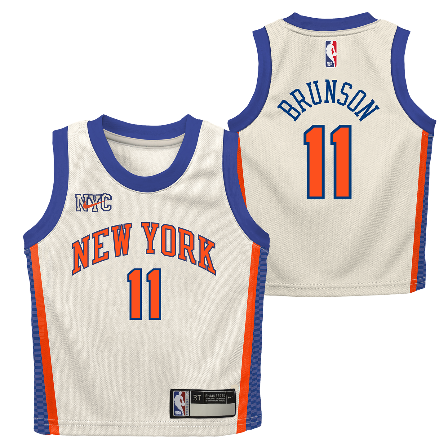 Kids 2025-26 Knicks Jalen Brunson City Edition Jersey
