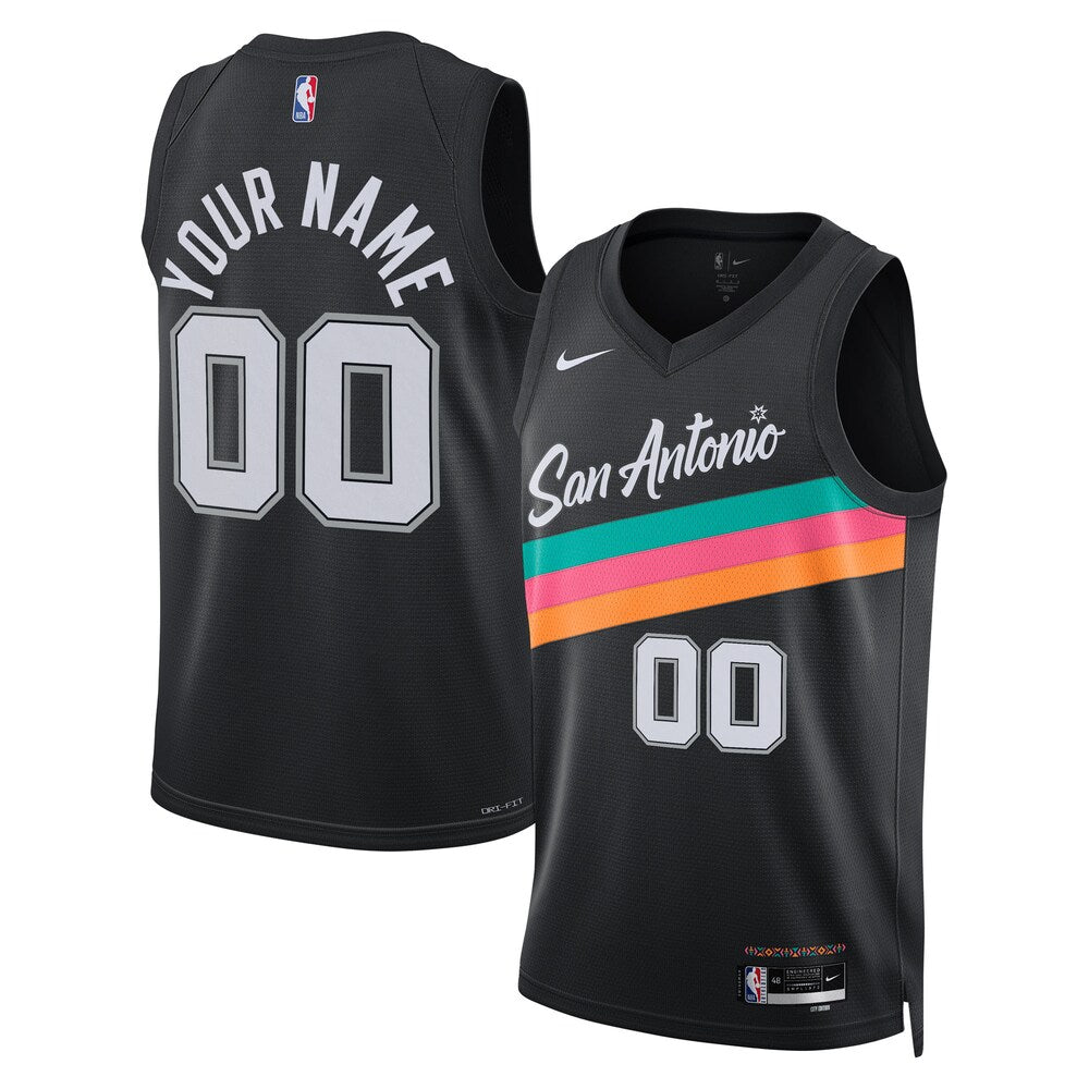 San Antonio Spurs 202526 City Edition Swingman Jersey Custom Unisex | RTJ13185